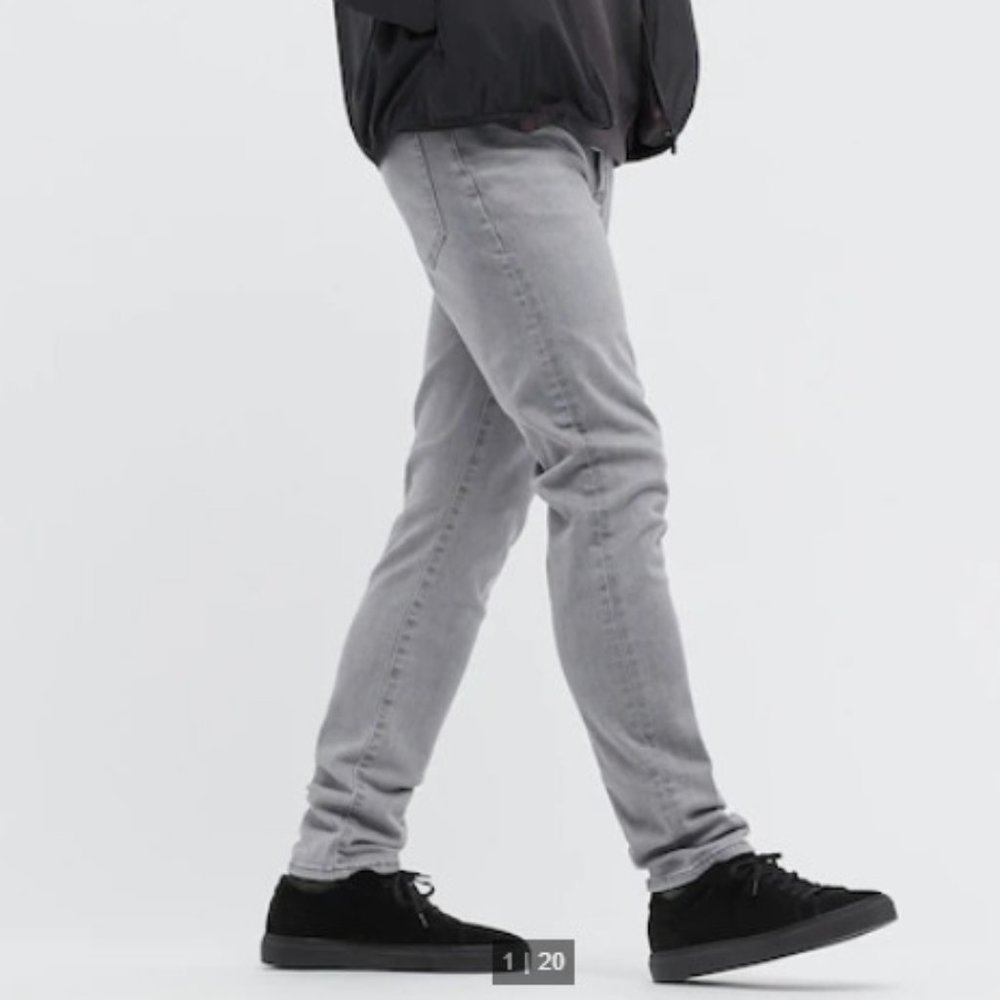 Gray Uniqlo Jeans